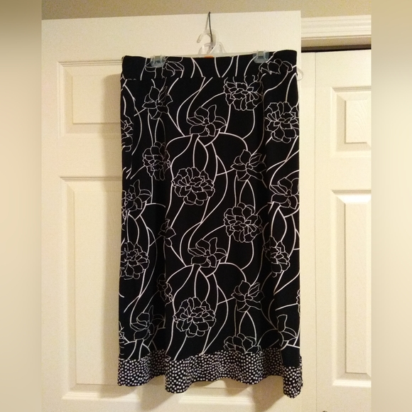 Black and White Marbled Skirt XL - Picture 1 of 3